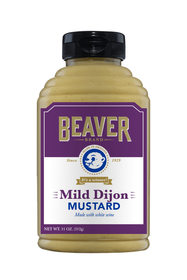 Beaver Brand Mild Dijon Mustard front 11oz