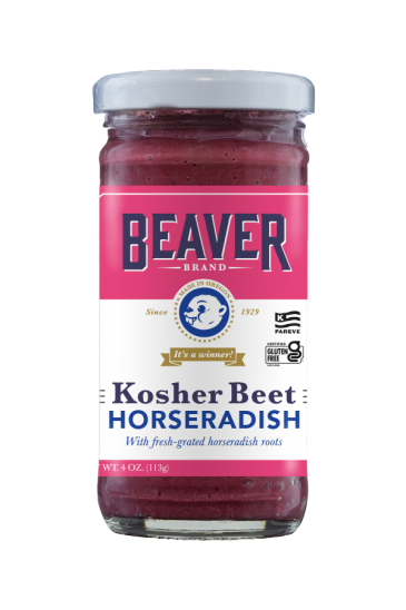 Kosher Brand Beet Horseradish front 4oz