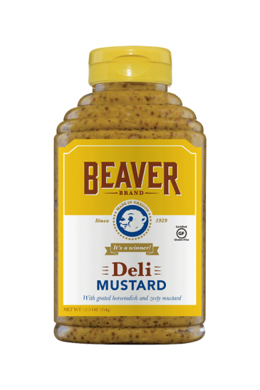 Beaver Brand Deli Mustard front 12.5oz