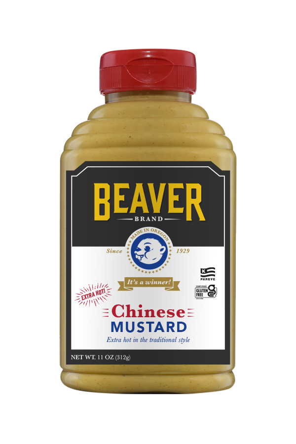 Beaver Brand Chinese Mustard front 11oz