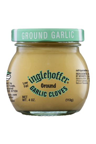 Inglehoffer Ground Garlic Cloves front 4oz