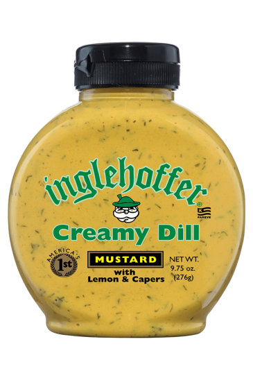 Inglehoffer Creamy Dill Mustard front 9.75oz