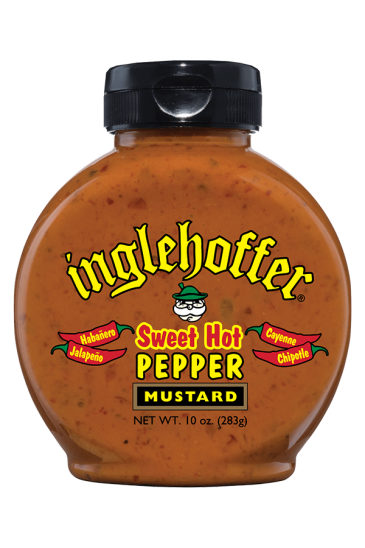 Inglehoffer Sweet Hot Pepper Mustard front 10oz