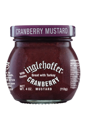 Inglehoffer Cranberry Mustard front 4oz