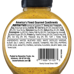 Inglehoffer Spicy Brown Mustard back 10oz