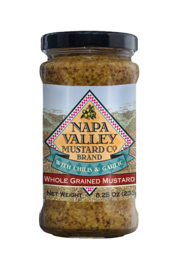 Napa Valley Whole Grained Mustard front 8.25oz