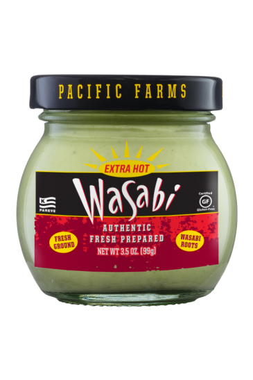 Pacific Farms Authentic Fresh Prepared Wasabi front 3.5oz
